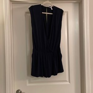 Navy blue romper